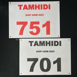 Bib Number Printing