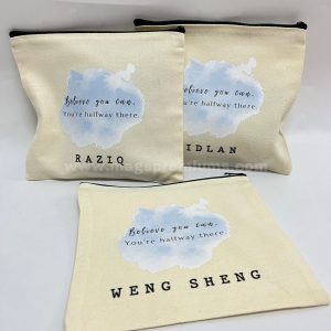 Canvas Zipper Pouches