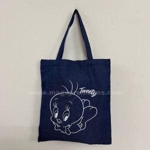 Cotton Denim Tote Bag