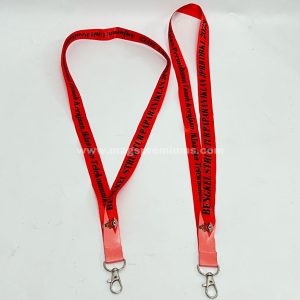 Custom Nylon Lanyard with Heat Transfer Printing