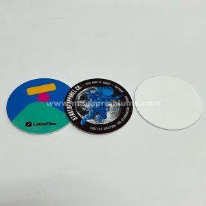 PVC Rubber Drink Coasters