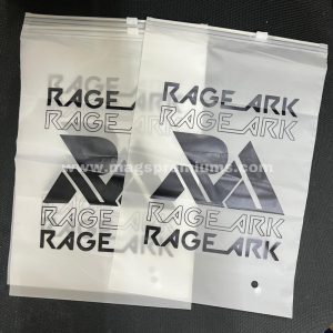 Plastic zipper bag for clothes