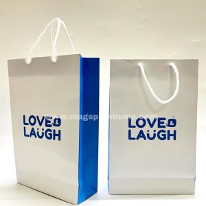 Branded paper bags for retail stores, events, and marketing campaigns. Customizable sizes, handles, and designs for an elegant packaging solution. Order wholesale from Malaysia’s leading paper bag manufacturer