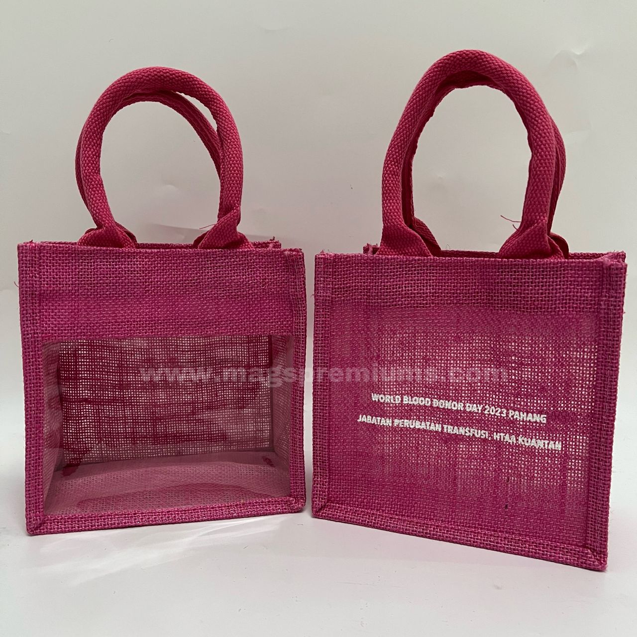 Mini Jute Bag Small Jute Bag (WITH NAME PRINTING)