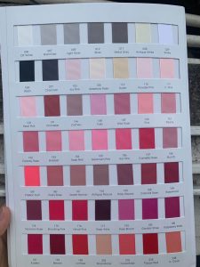 ribbon color chart1