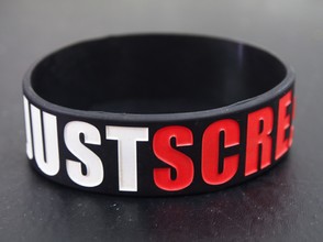 20mm Width Silicone Wristband