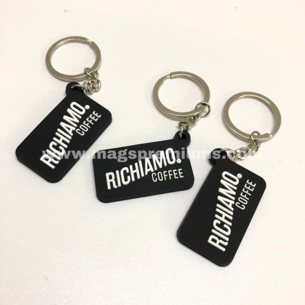 rubber keyring custom