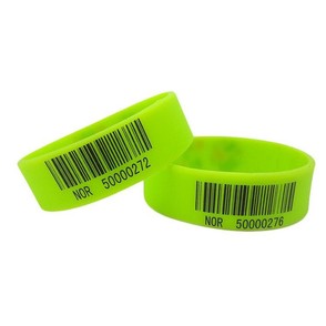 Barcode Silicone Wristband