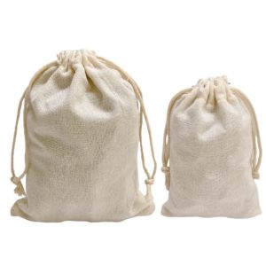 Mini Jute Bag custom drawstring bags with logo