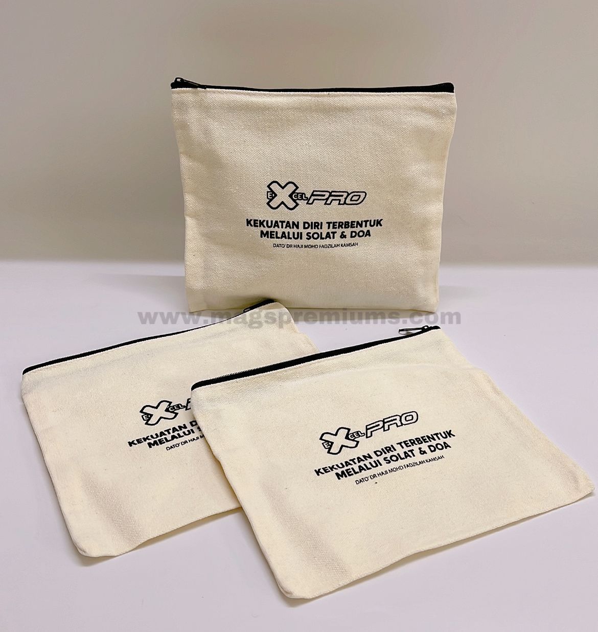 Custom Fabric Zipper Bags - Lumi