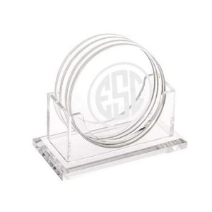 Clear Acrylic Coasters 1