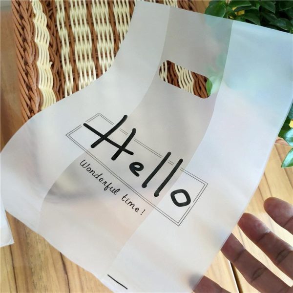 Matte Die Cut Plastic Bag - Image 2