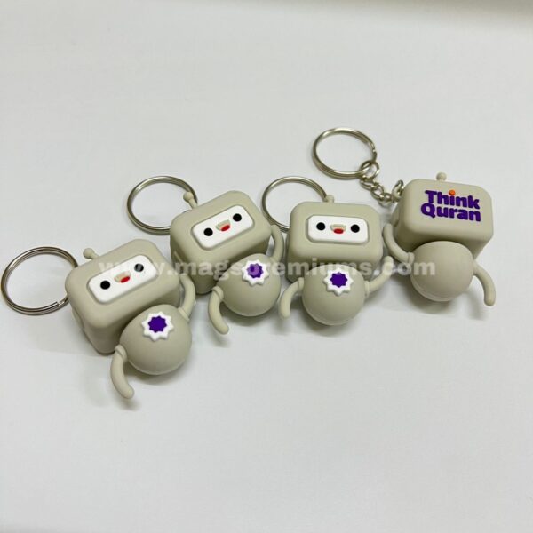 custom pvc rubber keychain