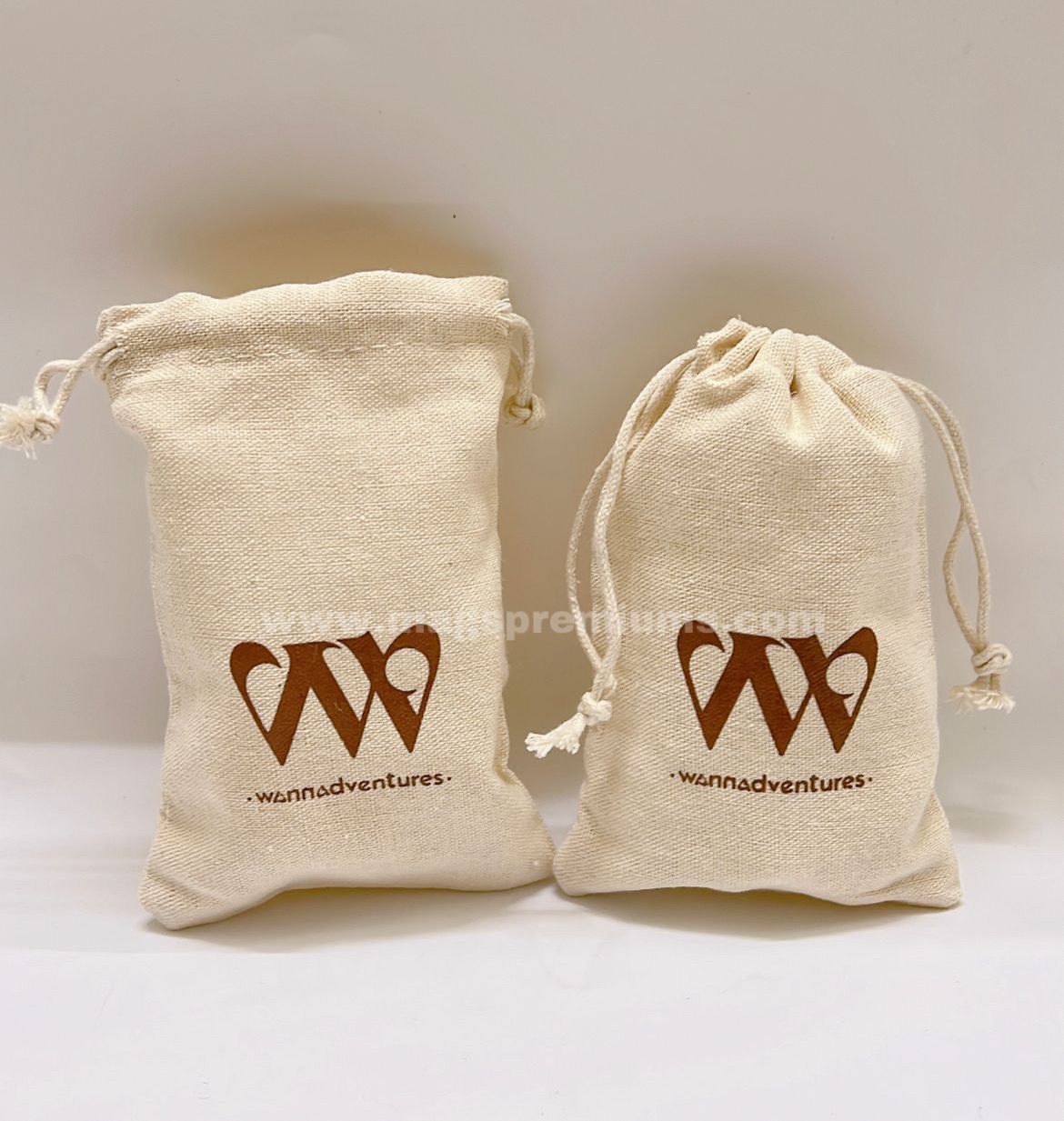 Canvas Drawstring Pouch, Canvas String Pouch