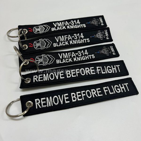Custom Embroidered Keychain
