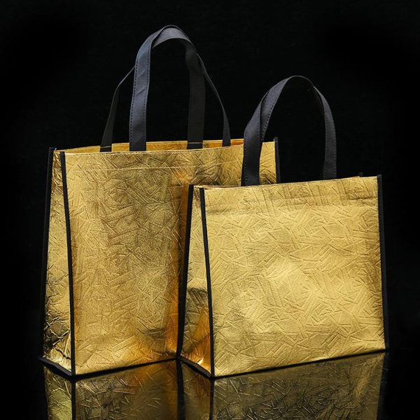Custom Made Metallic Non Woven Bag 3