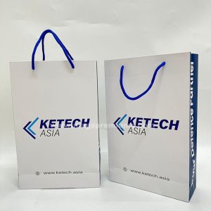 Eco-friendly paper bags with custom logo printing, suitable for corporate gifts, boutiques, and promotional use. High-quality kraft or laminated finishes available. Bulk printing options from a reliable Malaysia supplier