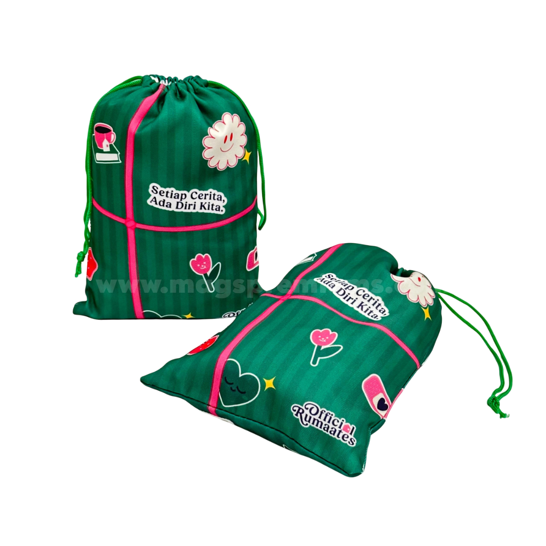 Boost your brand visibility with a custom printed pouch ideal for packaging gifts or products enquire now to personalise with your logo or design