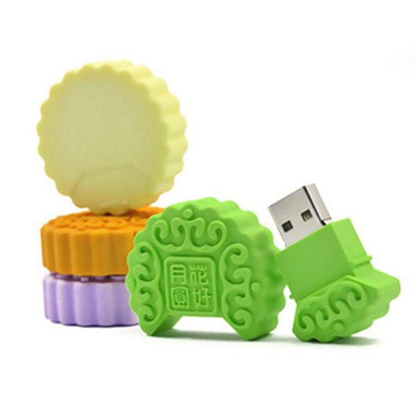 Custom Shape Mooncake USB Drive 1