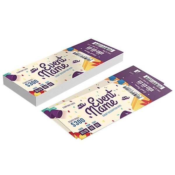 Custom Ticket Printing