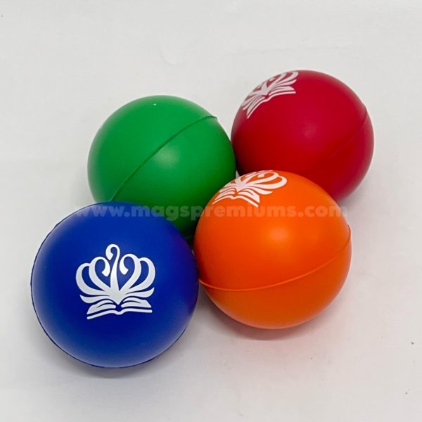 Custom stress ball printing with personalized logo, perfect for corporate giveaways, events, and brand promotions.
