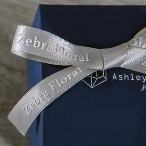 Embossed printing ribbon