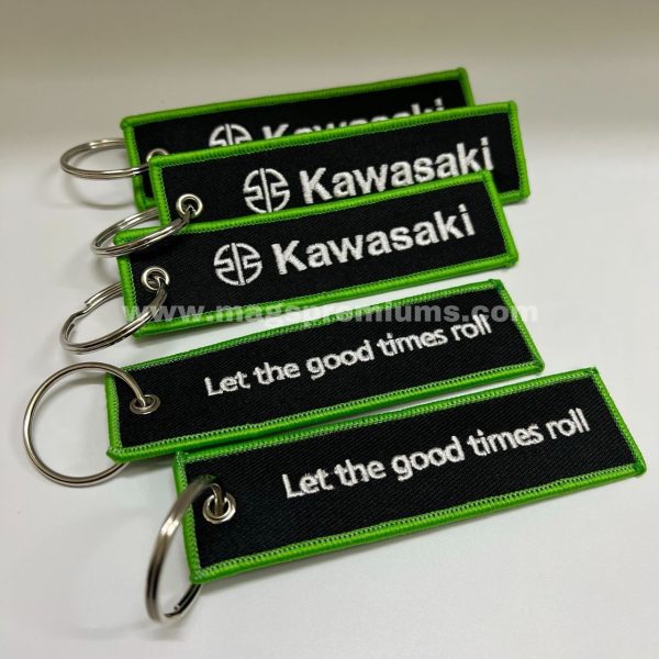 Embroidery Woven Keychain