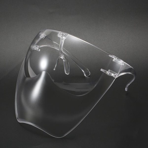 Face Shield with Glasses Frame
