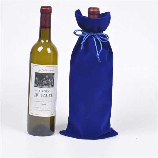 Flannel wine bag