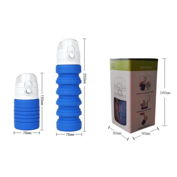 Foldable Silicone Water Bottle 3
