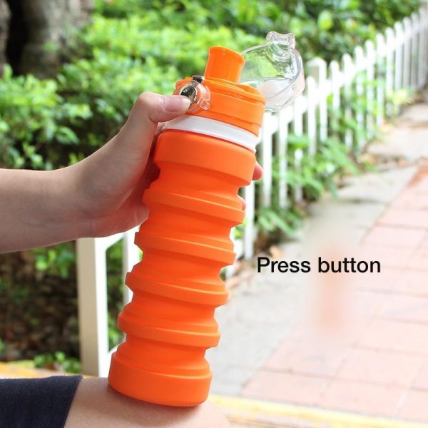 Foldable Silicone Water Bottle 4