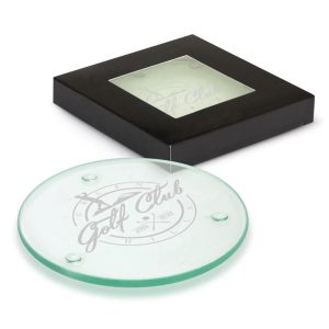 Glass coaster