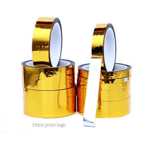 Gold masking tape printing