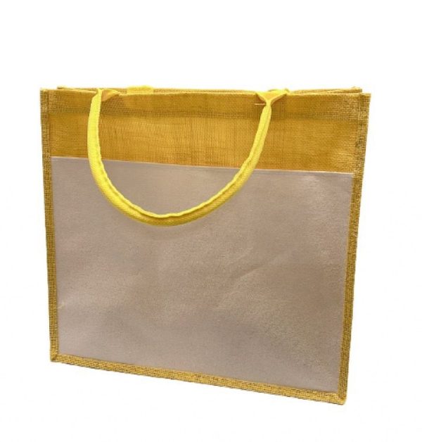 Jute Bag with Pocket - Image 4
