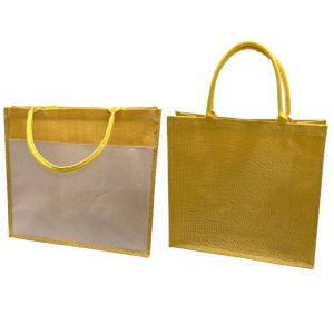 Jute storage Jute Bag with Pocket