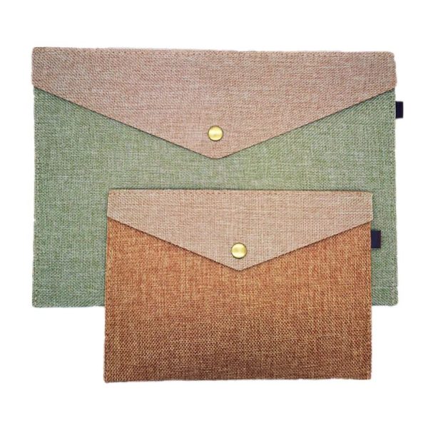 Jute File Folder