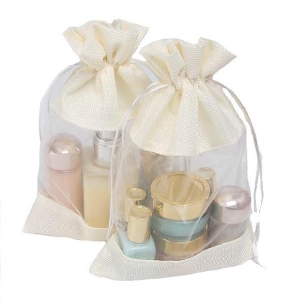 Jute Pouch With Window