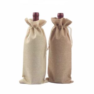 Jute wine bag