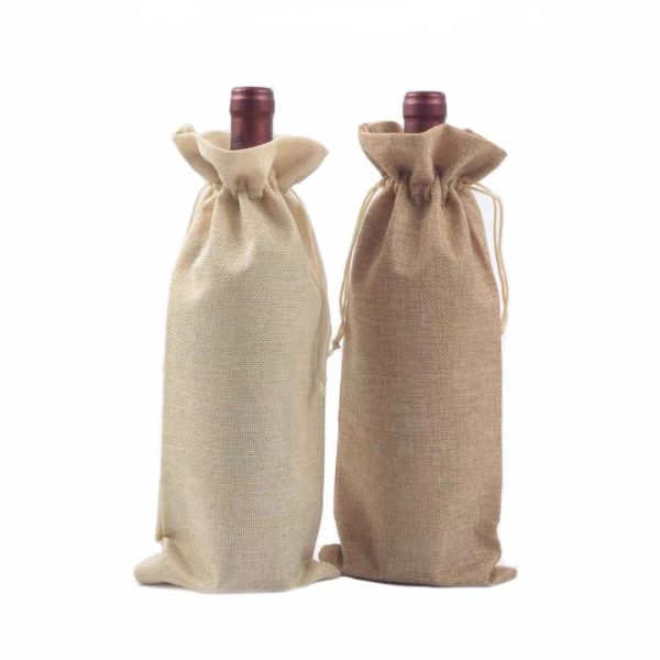 Jute Wine Bag