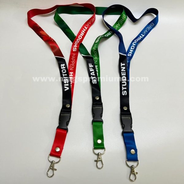 Lanyard tag printing