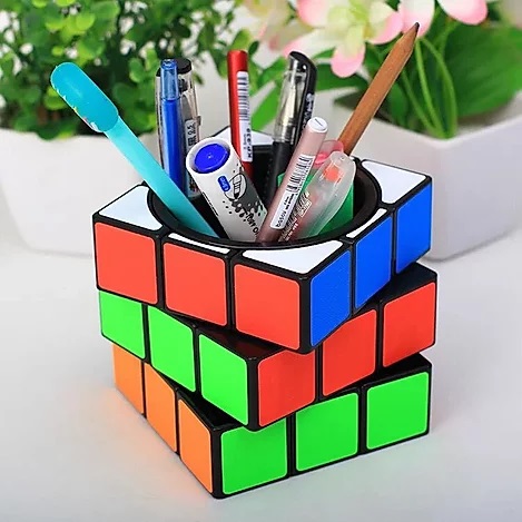 Magical Cube Pen Holder