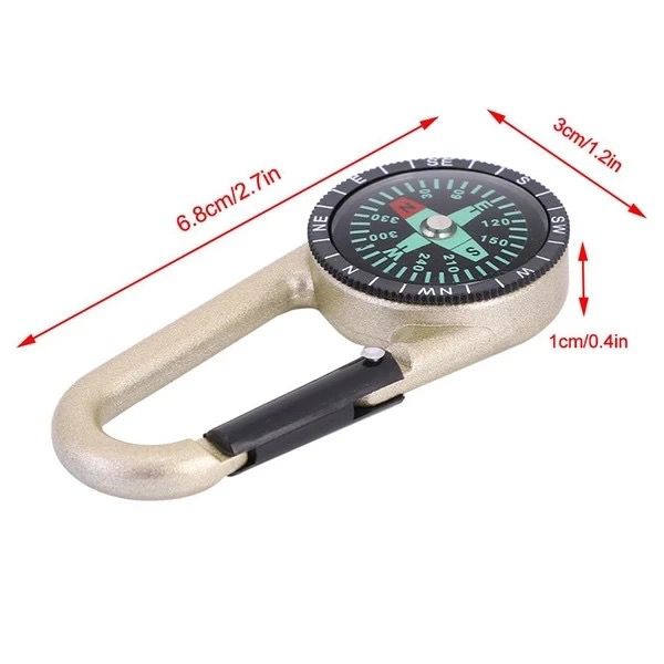 Mini Compass Keychain