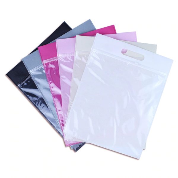 Non woven with pvc pouch