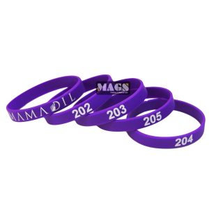 rubber wristbands custom