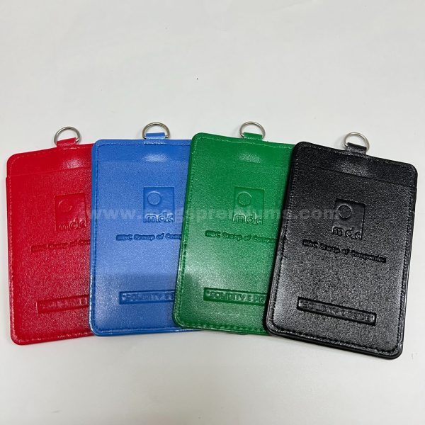 PU Card Holder Debossed - Image 4