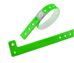 PVC Wristband L Shape