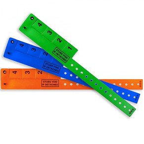 PVC Wristbands with Tab