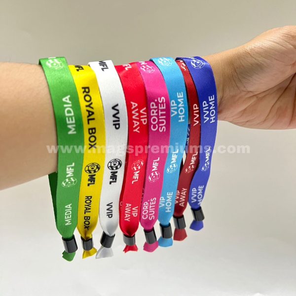 Personalised Fabric Wristbands