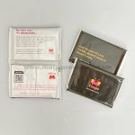 Branded wet wipes packs for marketing campaigns