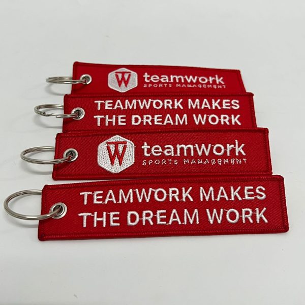 Polyester Fabric Key Chain
